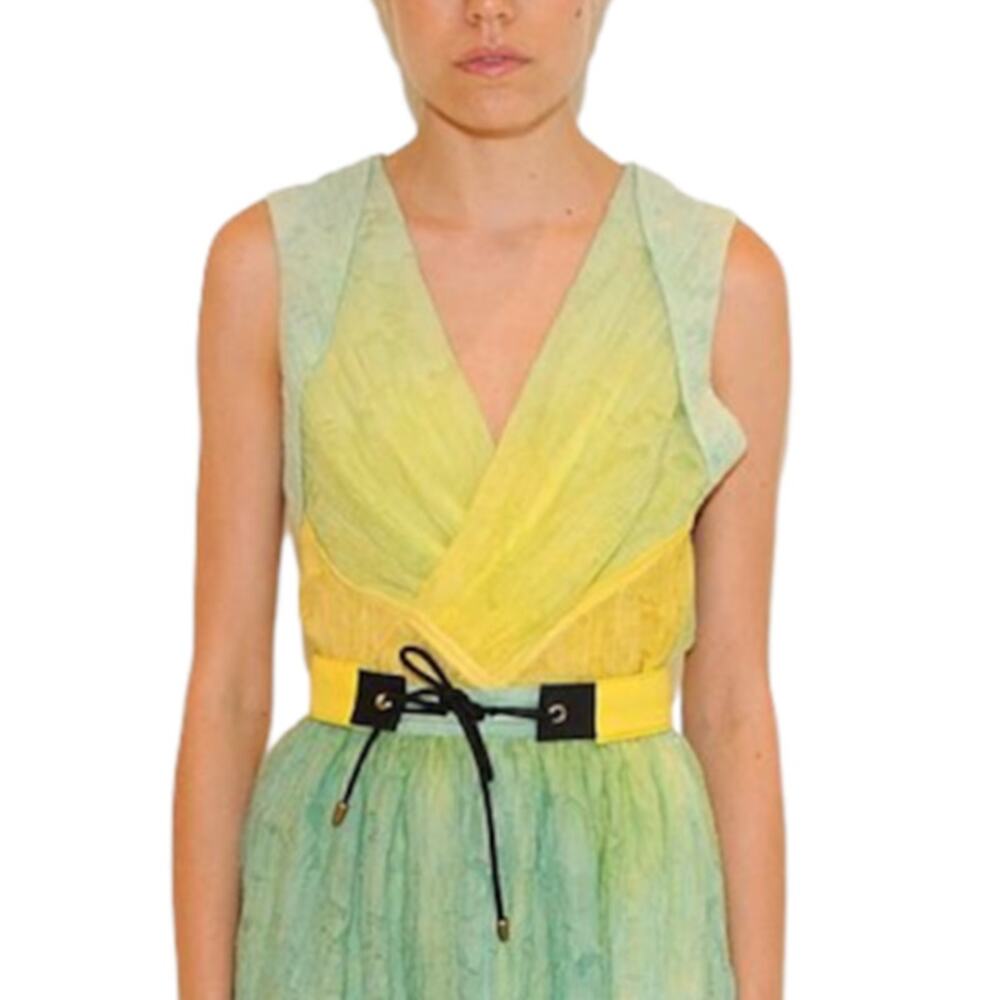 Christian Cota Spring 2012 Designer Hand Dyed Sample Blouse - Picture 14 of 16